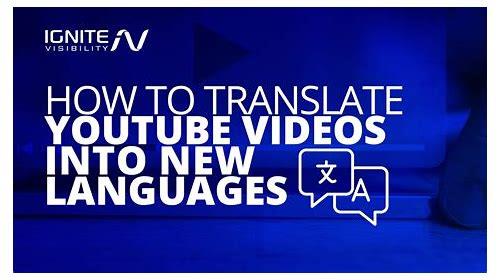 YouTube视频翻译全攻略：高效工具与SEO优化技巧